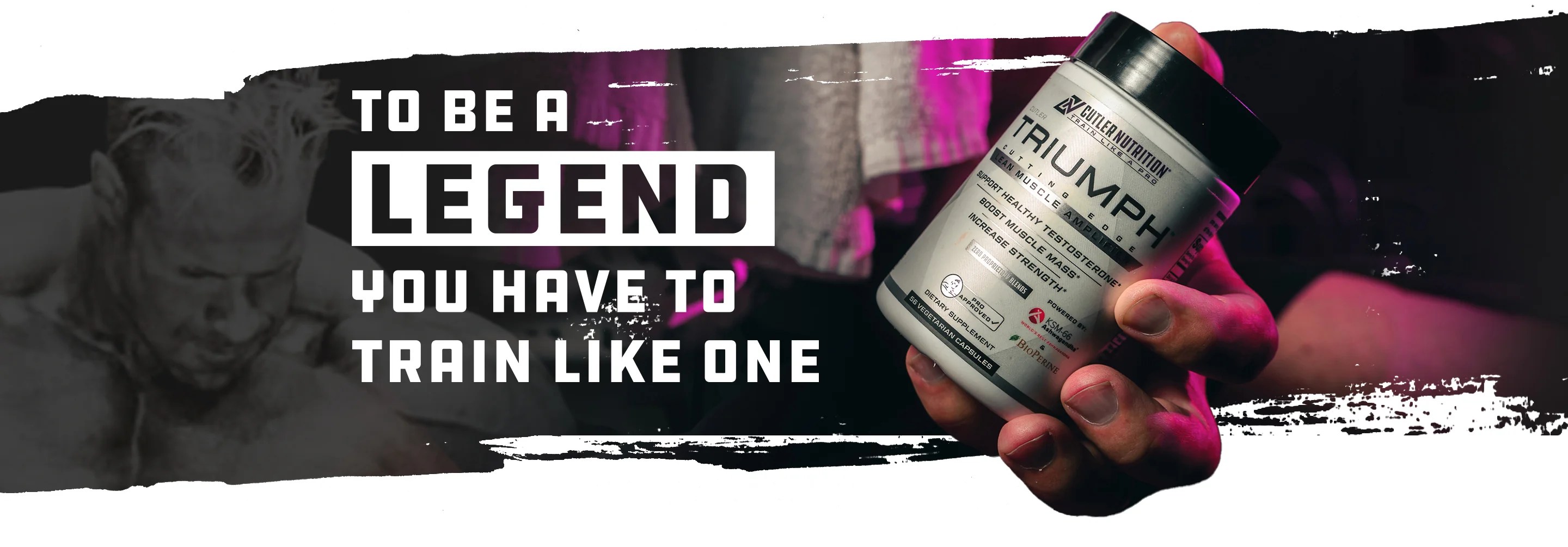 TRIUMPH Jay Cutler Natural Testosterone Booster with KSM66 and DIM