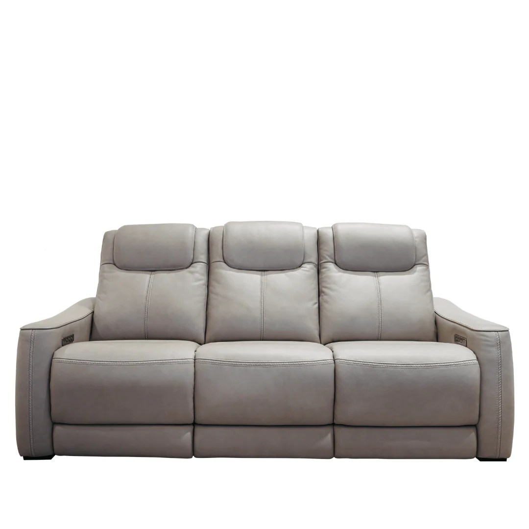 Tammi 3 Seater Reclining Leather Sofa, Jayee Home Jayee Home