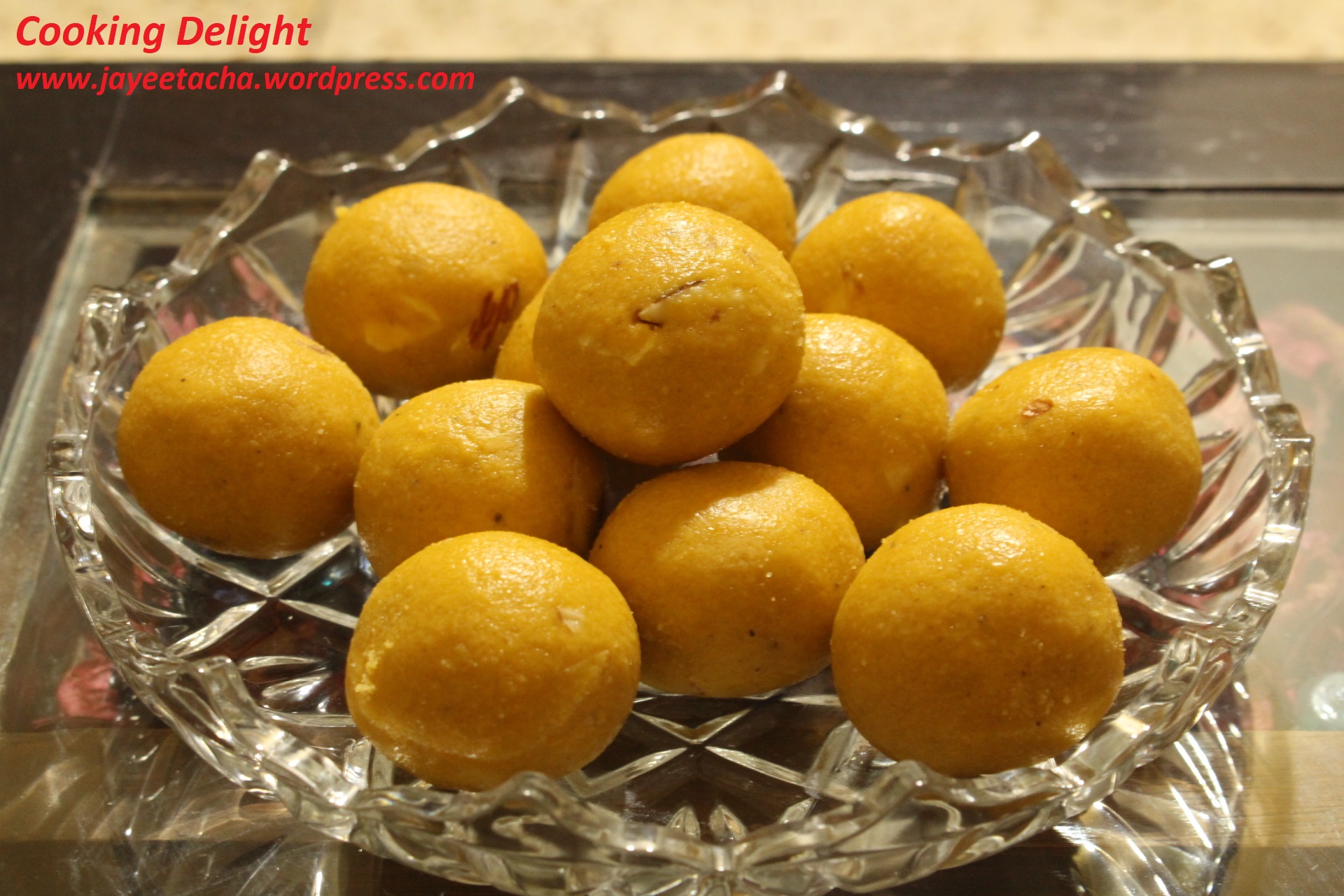 Besan ka Laddu (Gram Flour Sweet) Diwali Sweets Cooking Delight