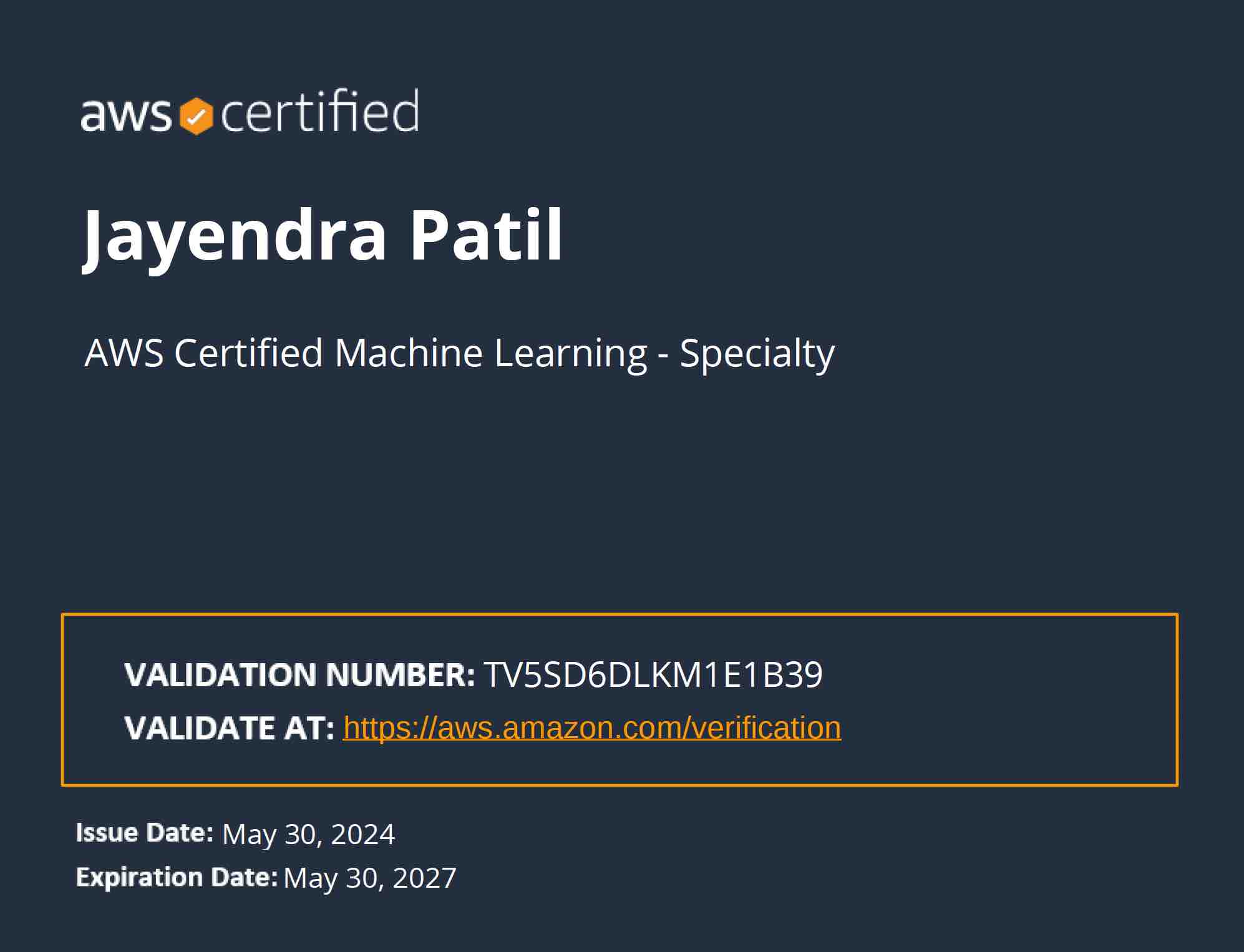 AWSCertified_MachineLearning_Specialty Jayendra�s Blog AWSCertified_MachineLearning_Specialty Jayendra�s Blog