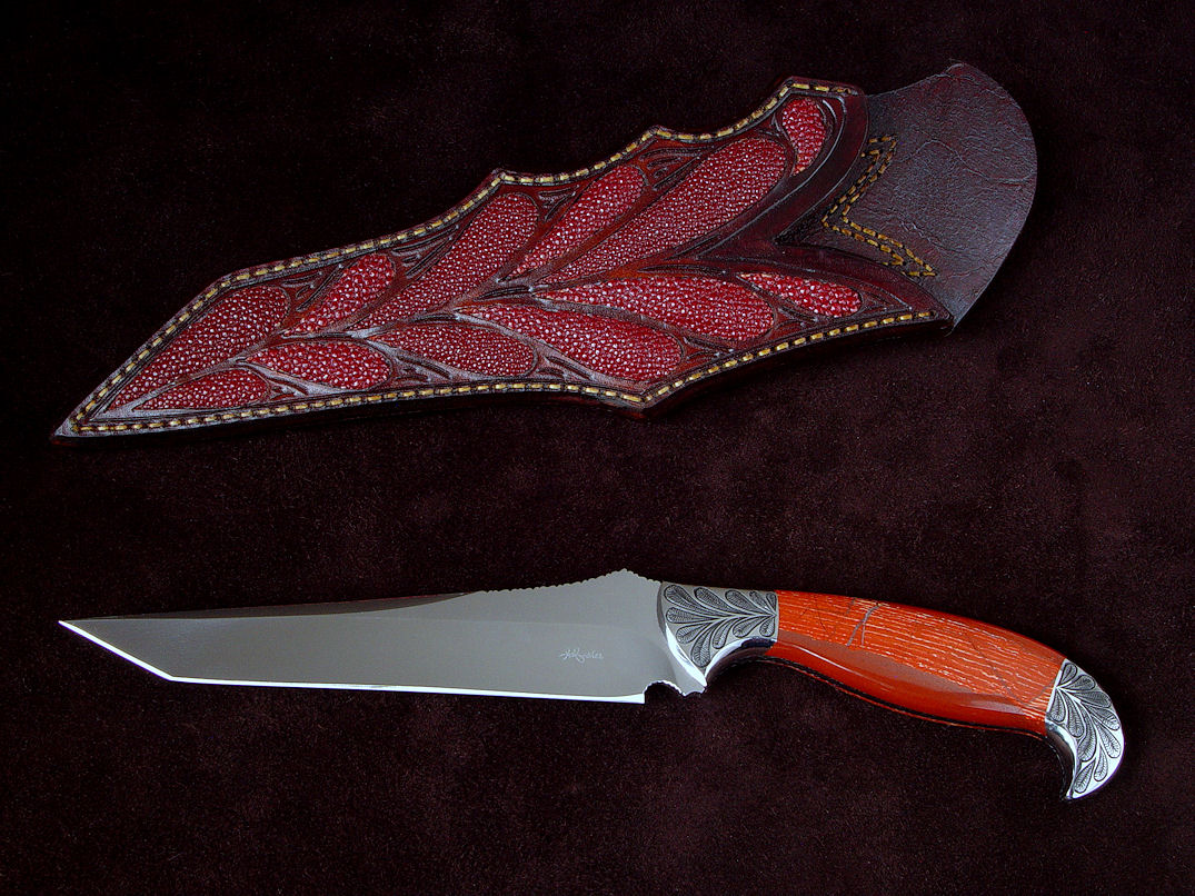 "Mercator" Fine Handmade Custom Knife by Jay Fisher