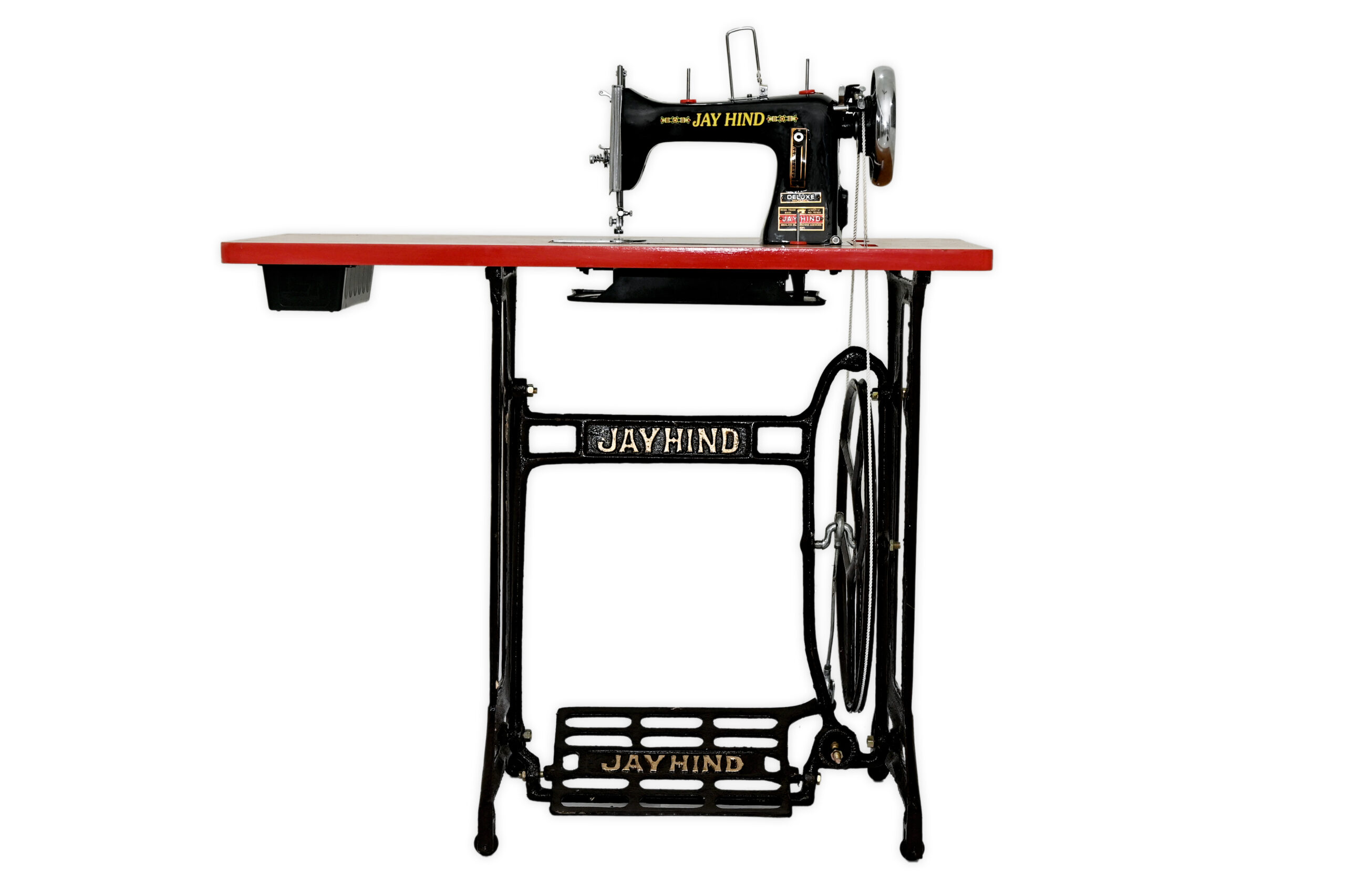 JayHind Deluxe Model Sewing Machine With Stand & Accessories Jay Hind
