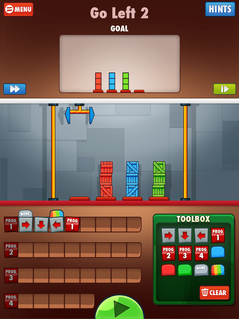 CargoBot Walkthrough, Tips, Review