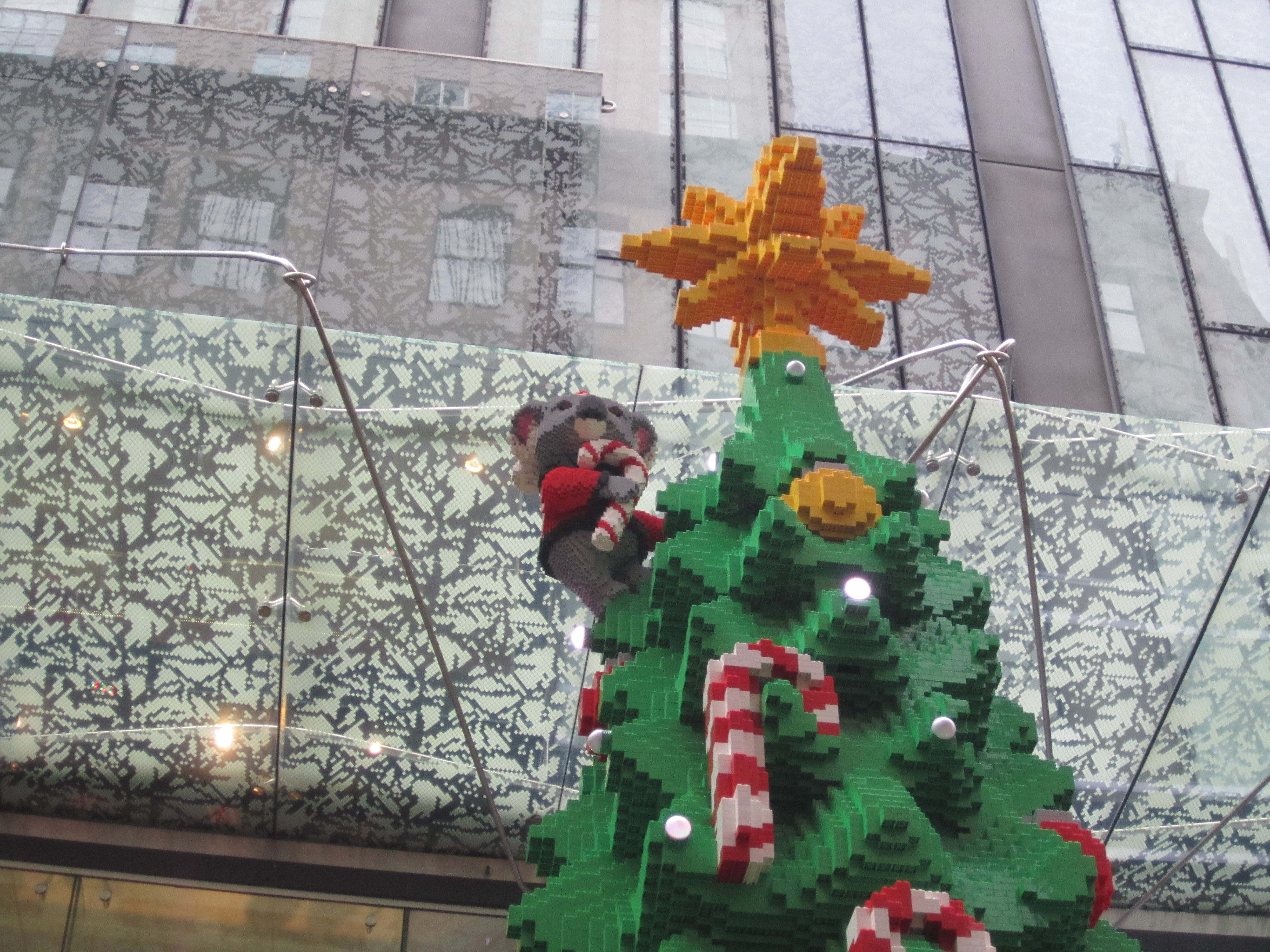The Massive LEGO Christmas Tree at Westfield Sydney
