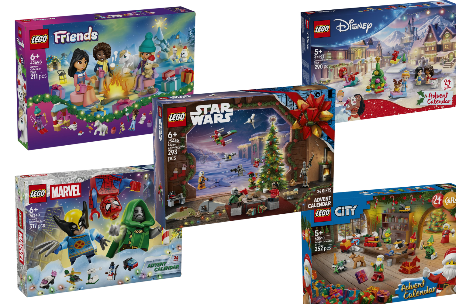 2026 LEGO Advent Calendars revealed with a smaller lineup this year