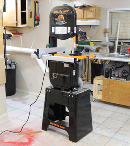 Grizzly G0555LANV Bandsaw | Jays Custom Creations