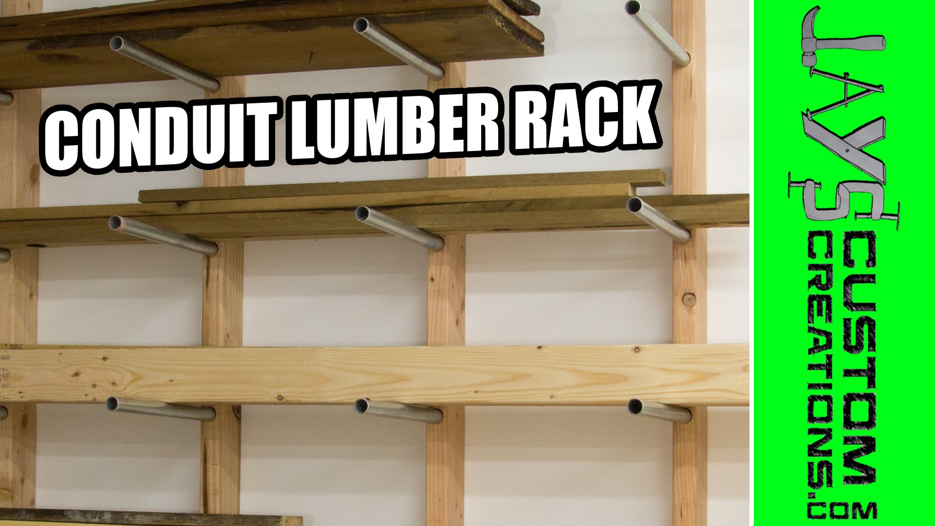 Inexpensive Conduit Lumber Rack Jays Custom Creations