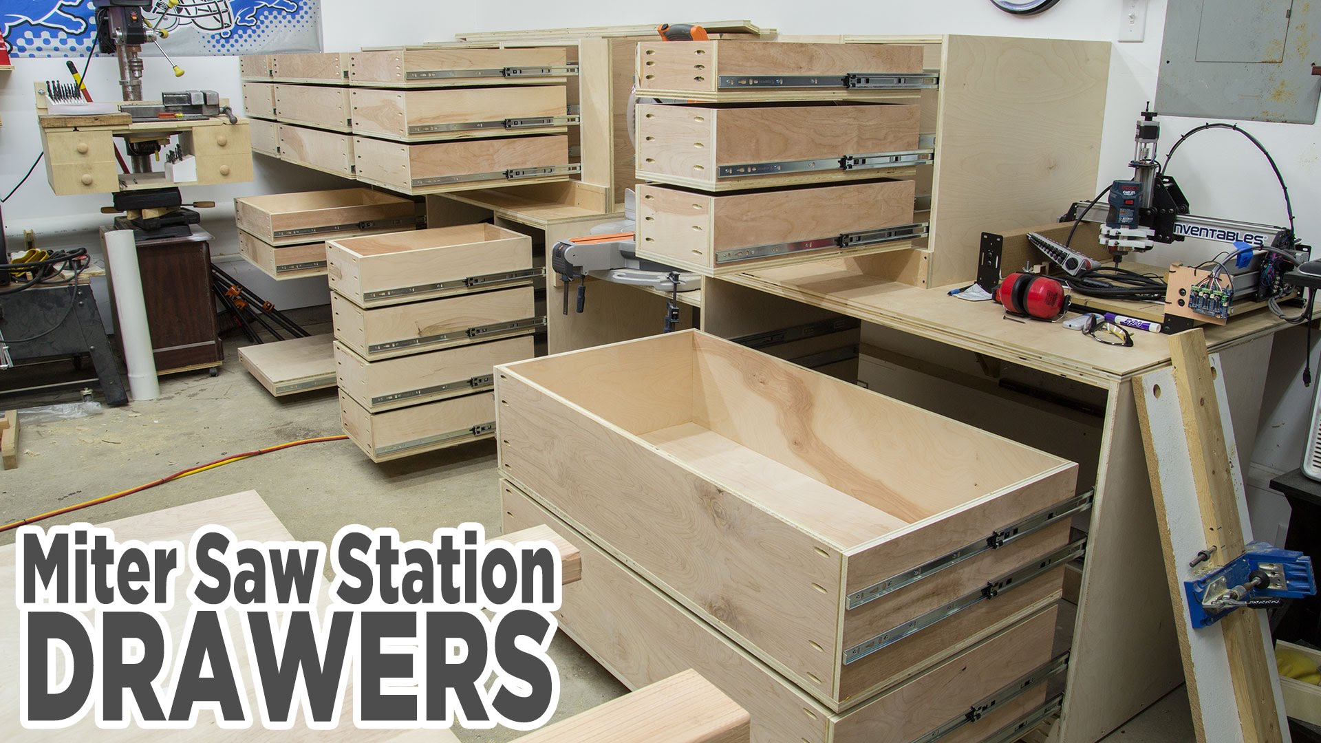 Adding Storage Drawers To The Miter Saw Station Jays Custom Creations