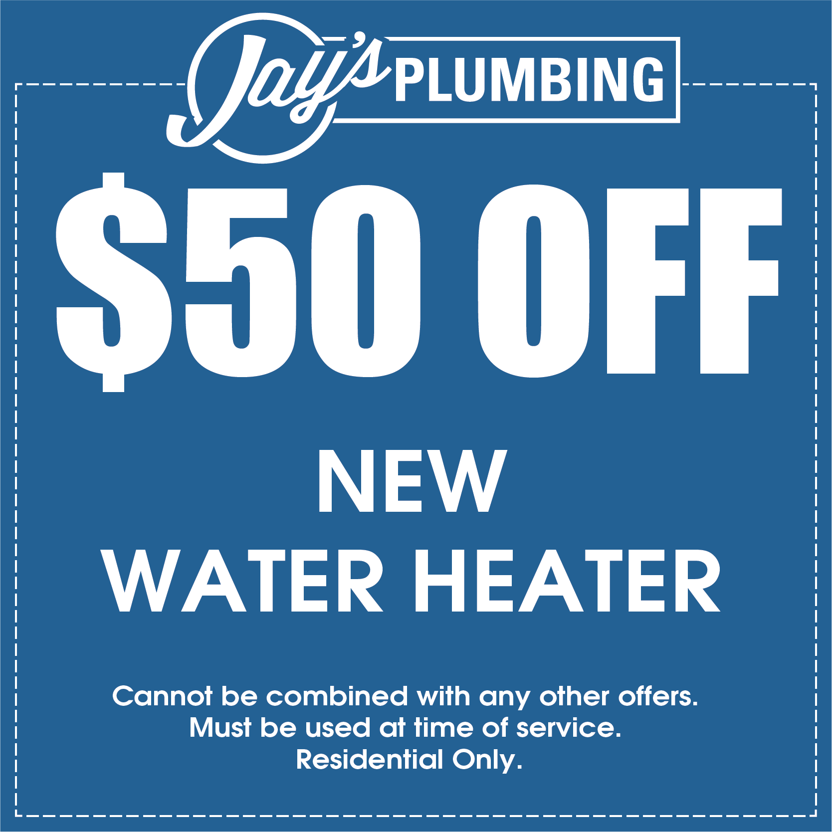 Online Coupons Jays Plumbing