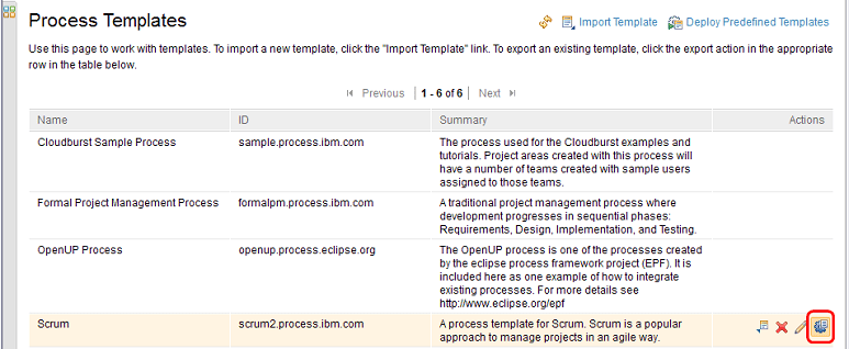 How to author and use a Process Description for a Process Template in