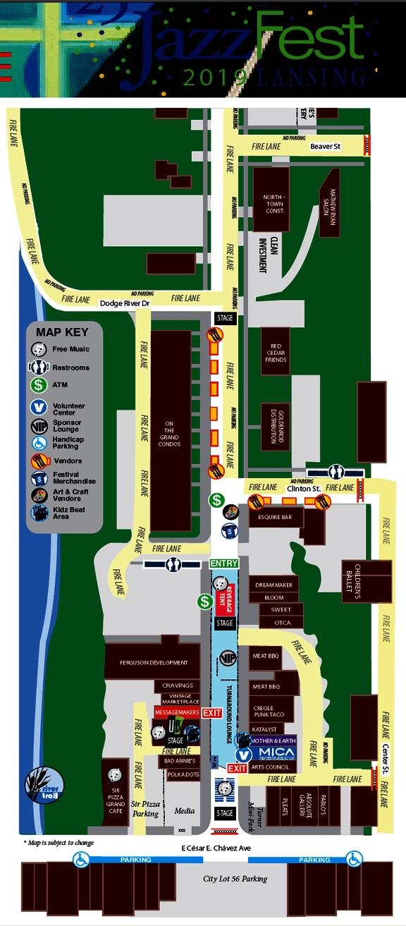 Location & Maps Lansing JazzFest