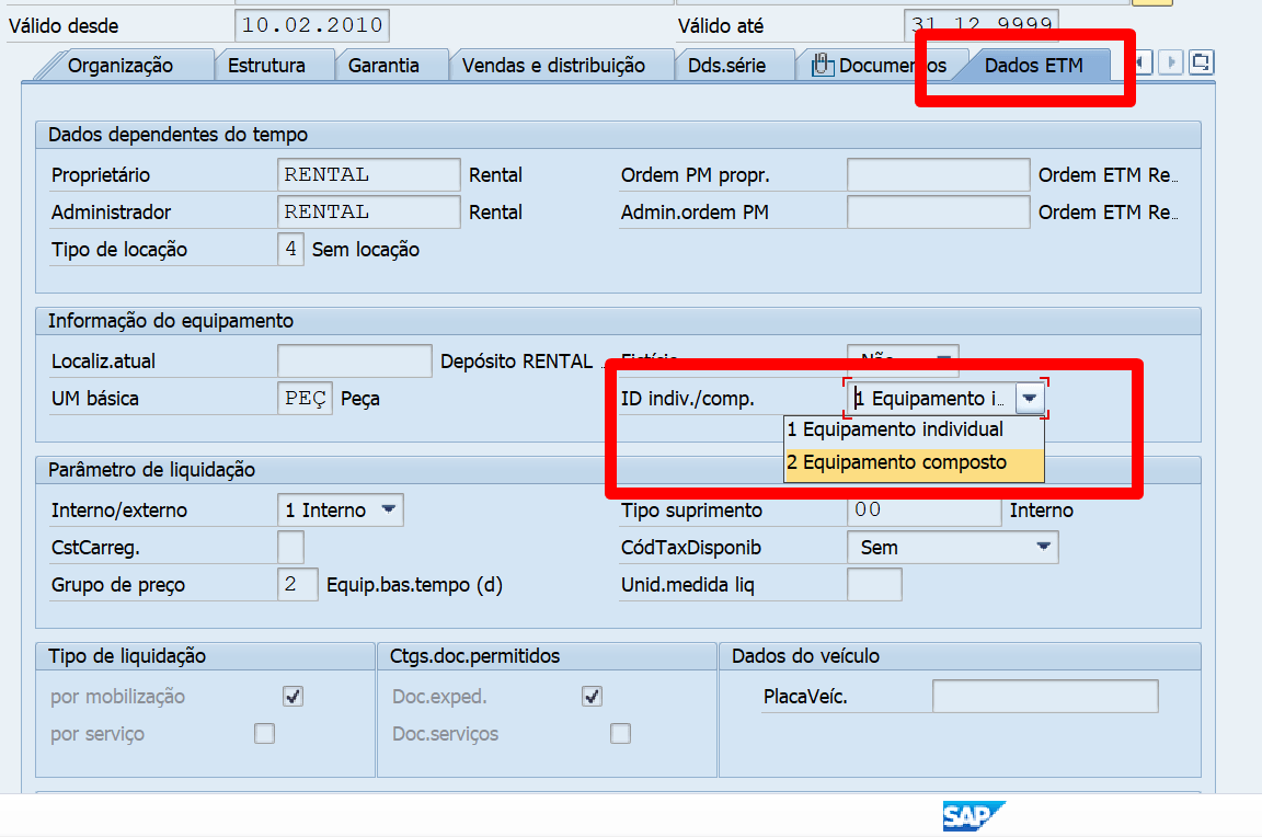 SAP ETM Equipment and Tools Management JB4
