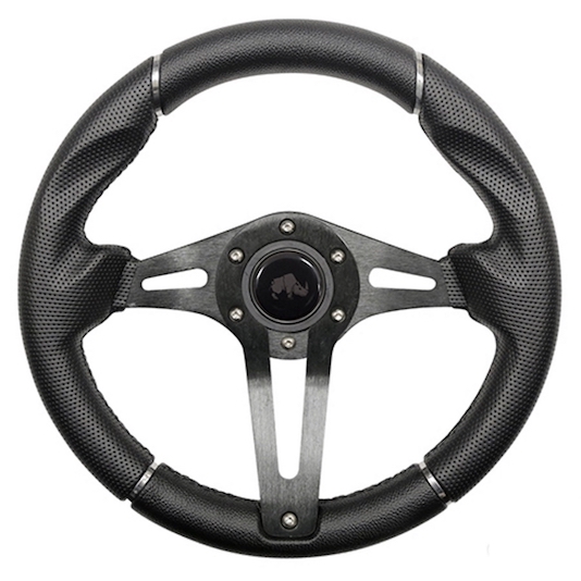 JB Carts Challenger Custom Steering Wheel Black