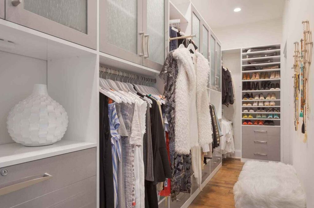 High Ceiling Closet Storage Ideas JB Closets
