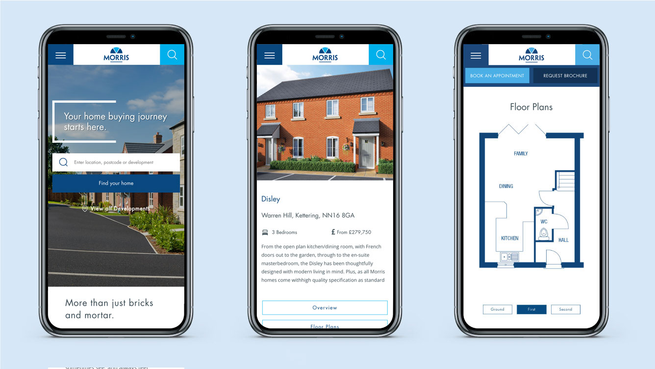 A successful digital partnership with Morris Homes J B Cole UK