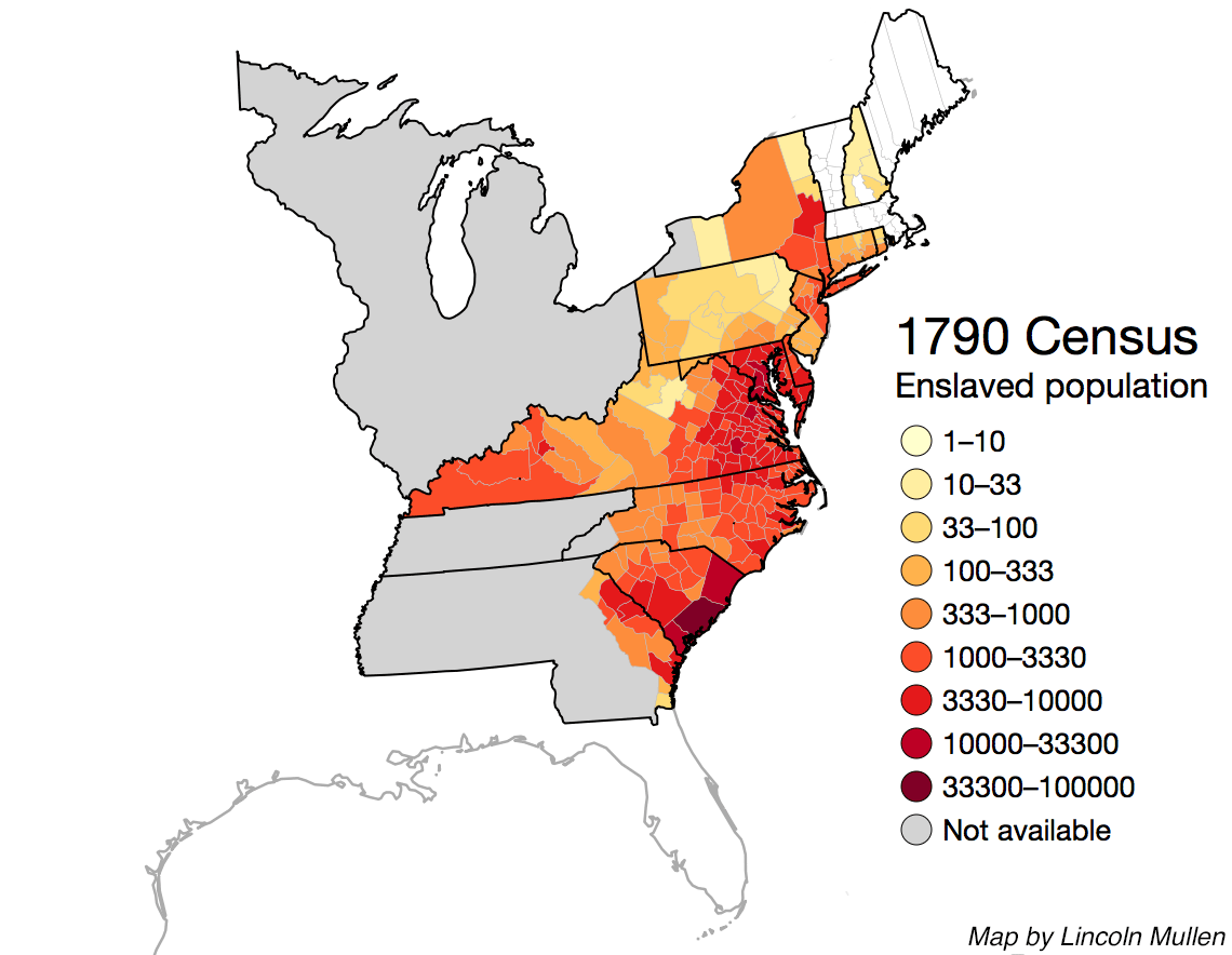 Online Interactive Map Charts the Spread of Slavery in the United