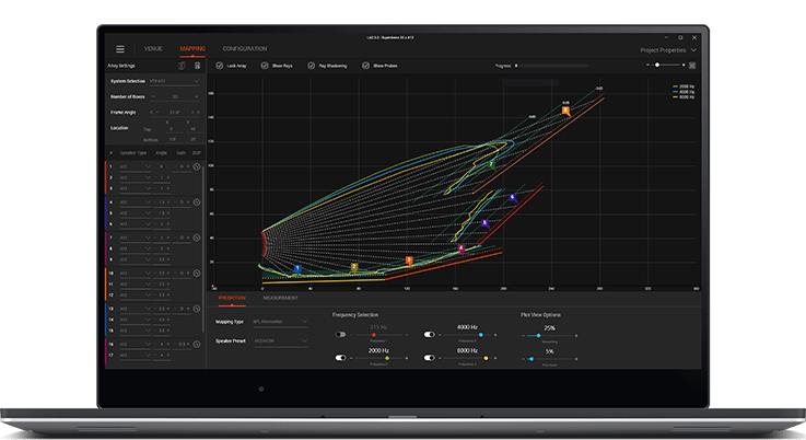 Line Array Calculator III v3.3.0 JBL Professional Loudspeakers