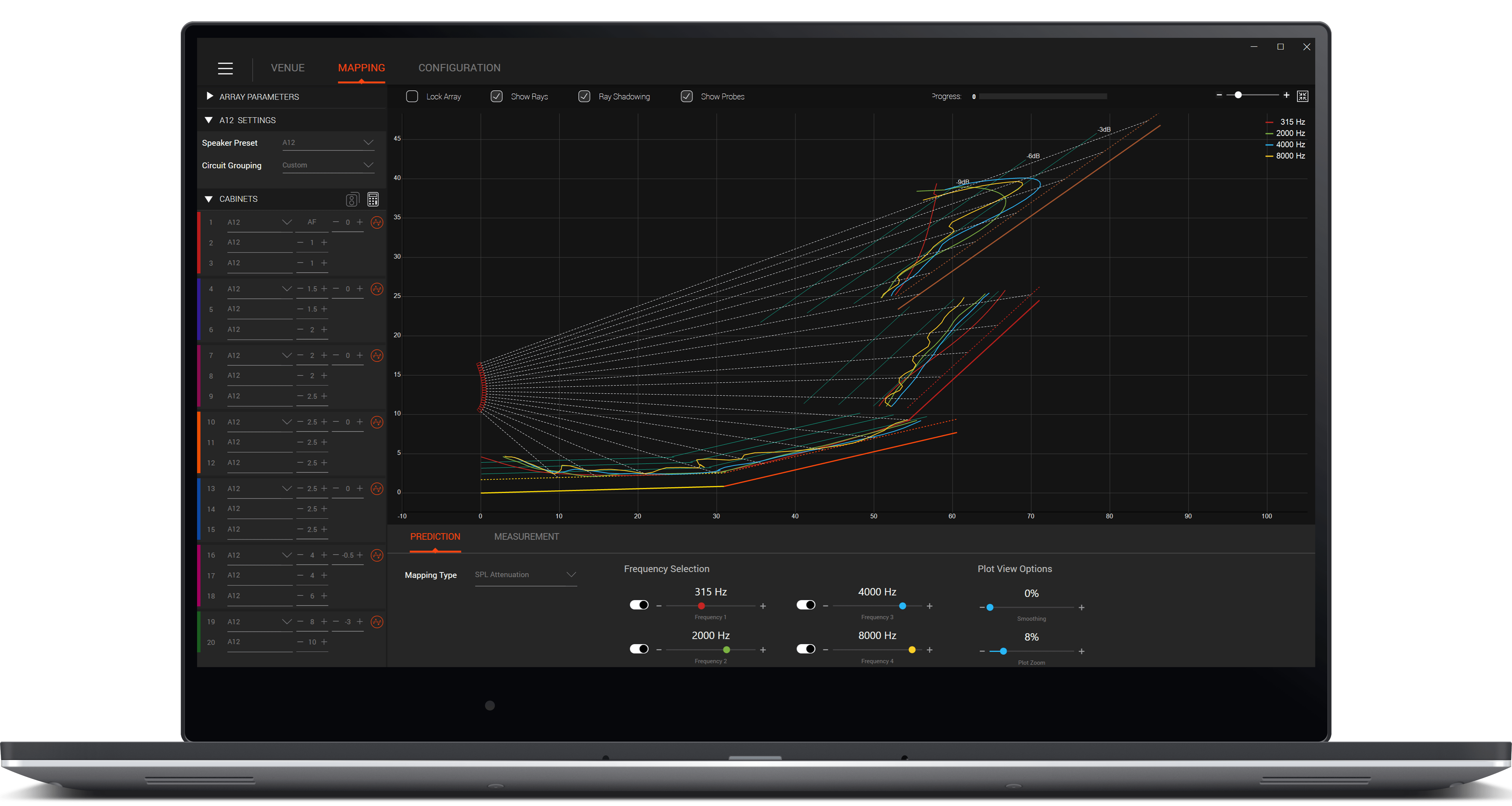 Line Array Calculator III v3.5.0 JBL Professional Loudspeakers