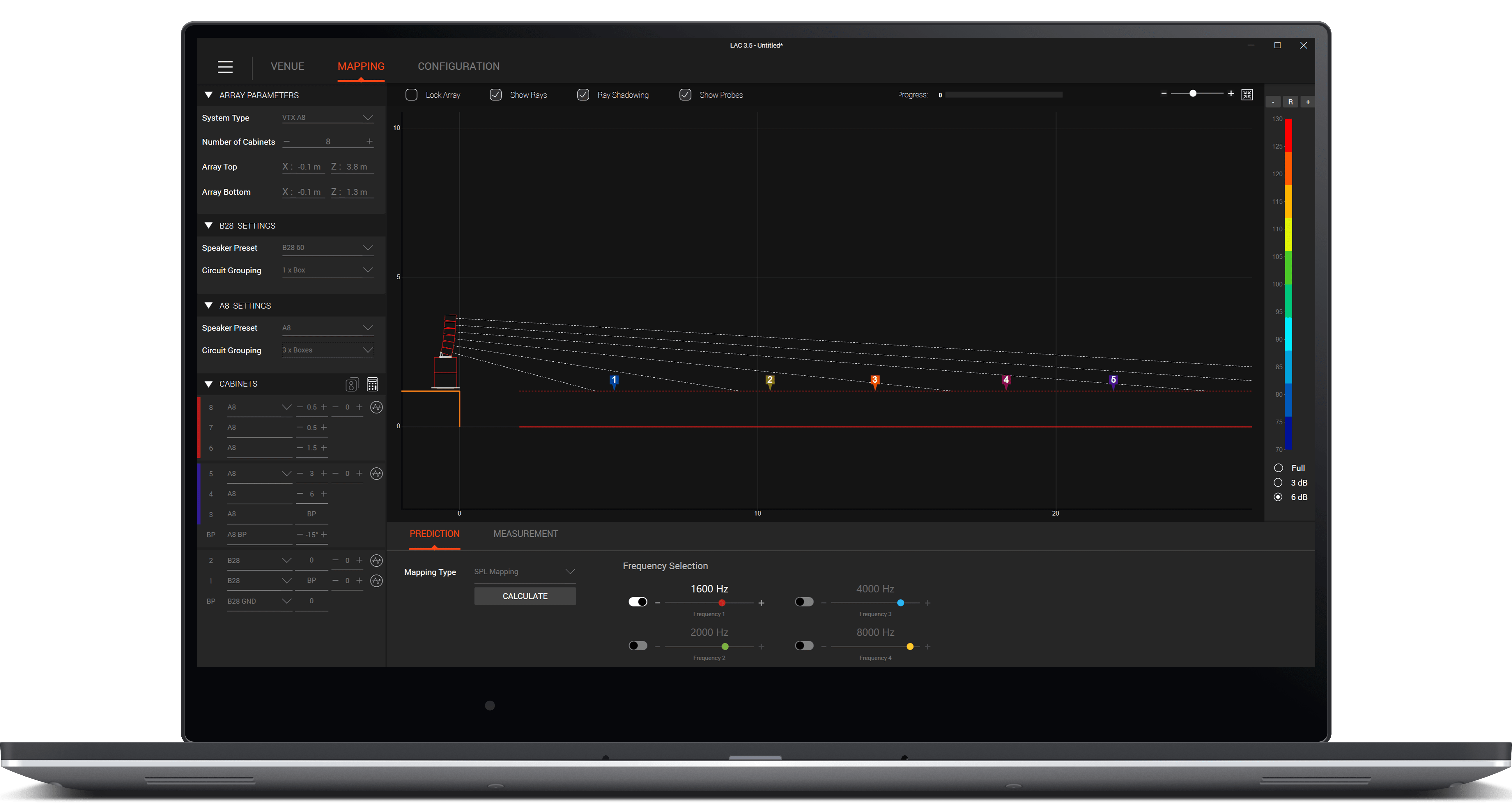 Line Array Calculator III v3.5.0 JBL Professional Loudspeakers