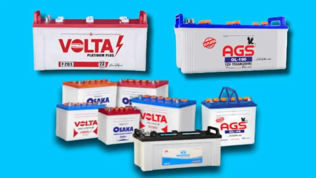 Latest Battery Prices in Pakistan With Top Brands And Its Types August