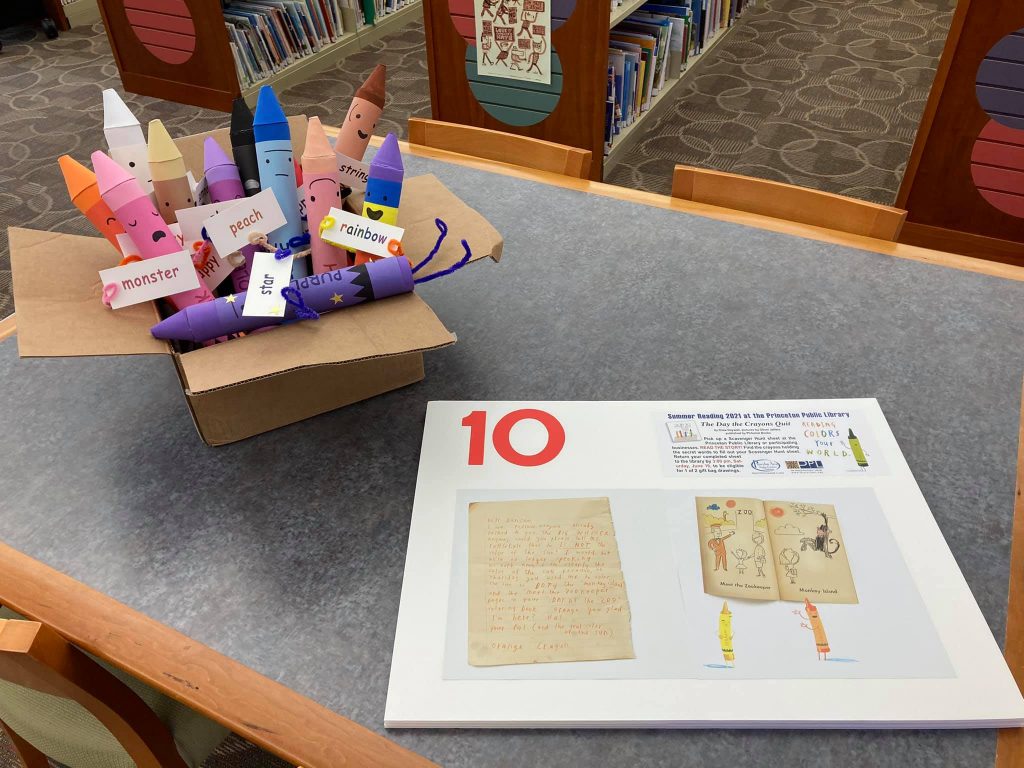 The Day the Crayons Quit Display, Scavenger Hunt, and Photo Contest