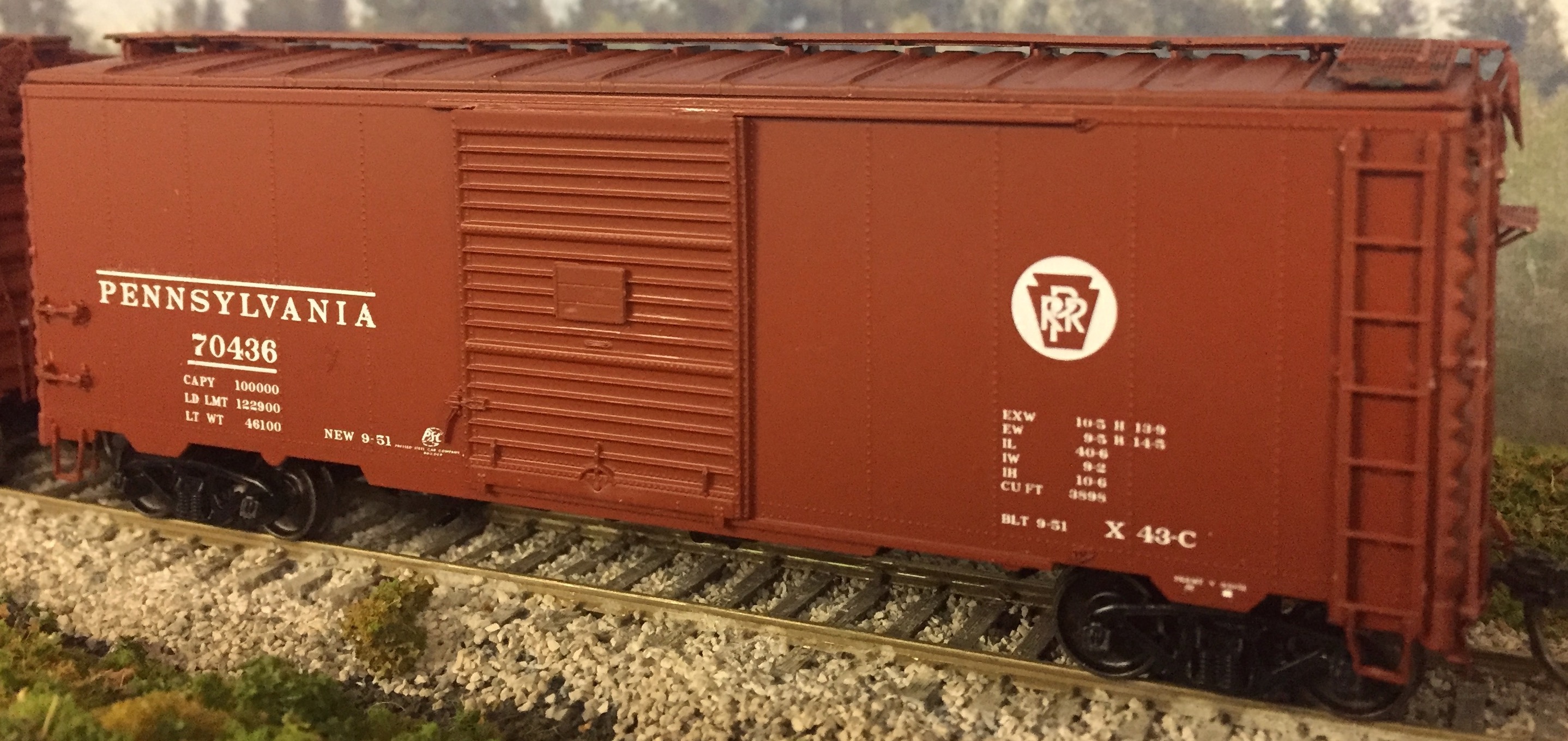 X43 Series Box Car Information for Modelers