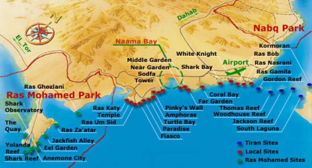 KOREA BLOG'S sharm el sheikh map