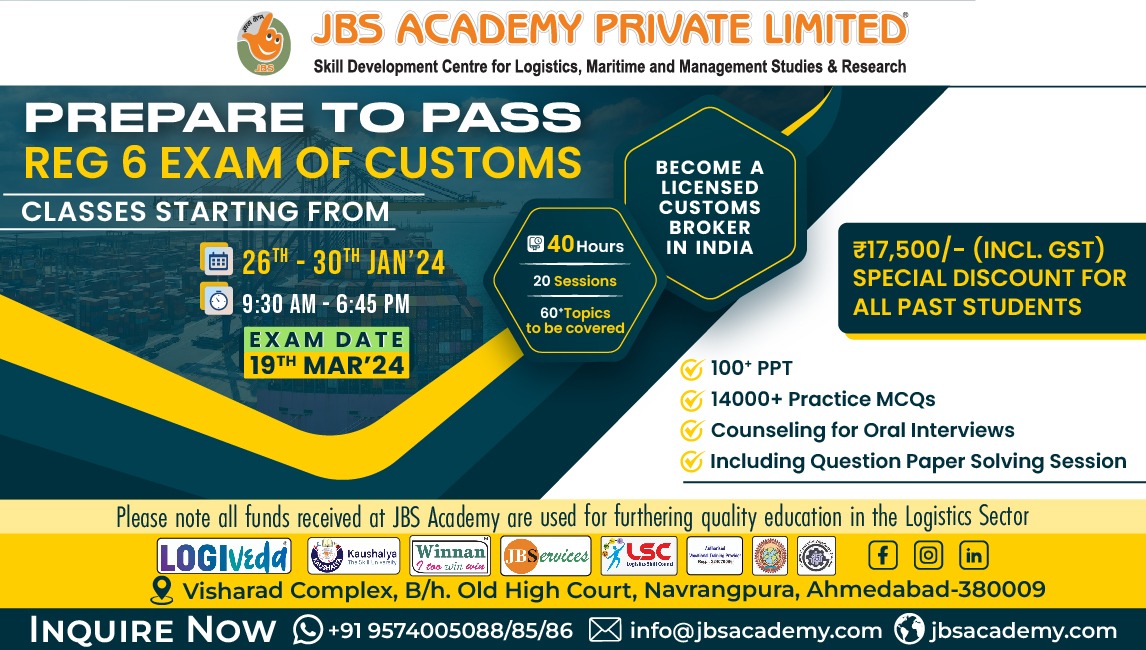 Custom Clearance Courses JBS Academy