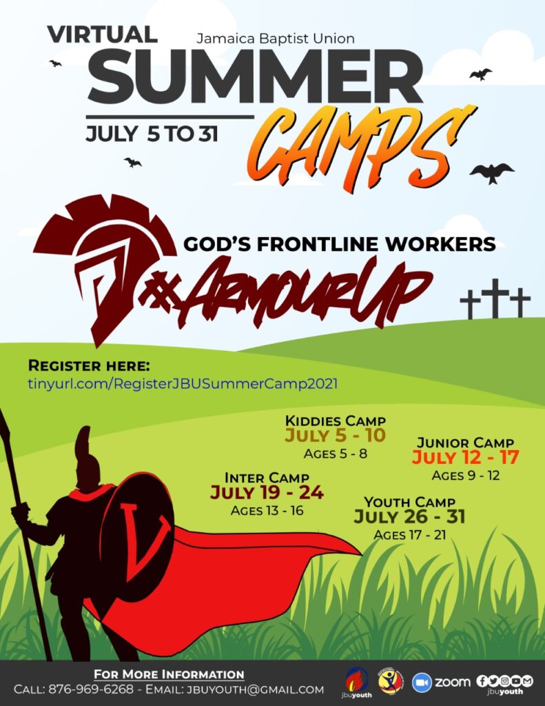 Virtual Summer Camps 2021 Jamaica Baptist Union