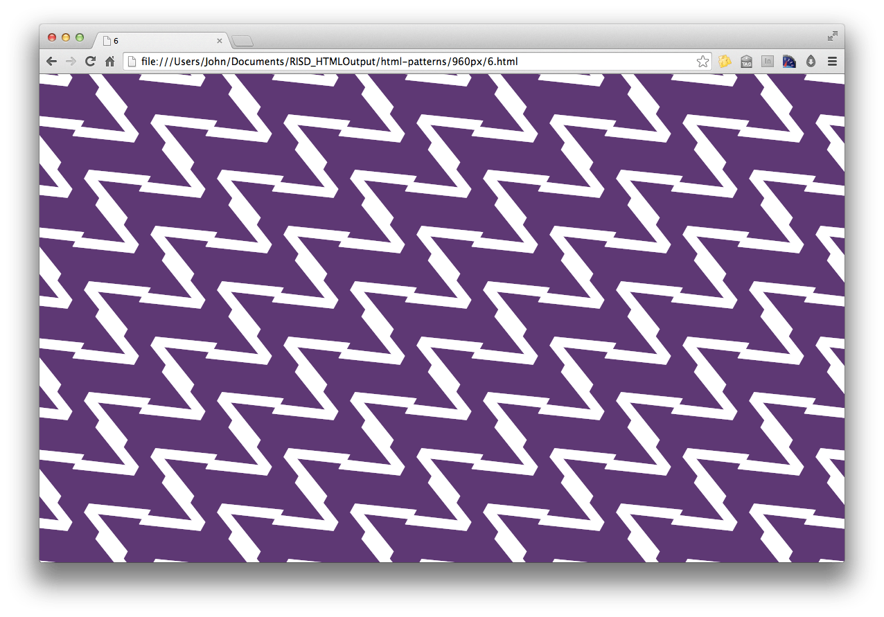 John Caserta HTML Patterns