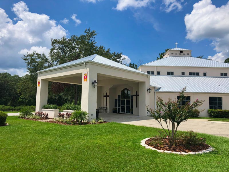 Church Portico for St. Mary's Catholic Church, Macclenny, Fl
