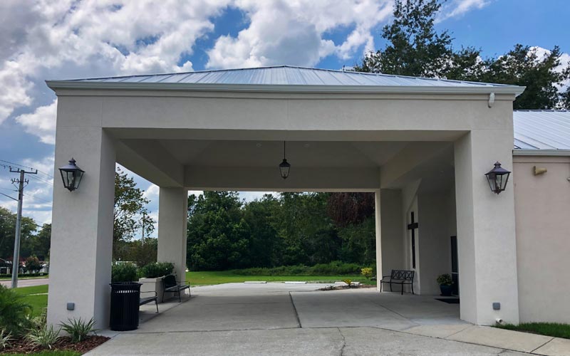 Church Portico for St. Mary's Catholic Church, Macclenny, Fl