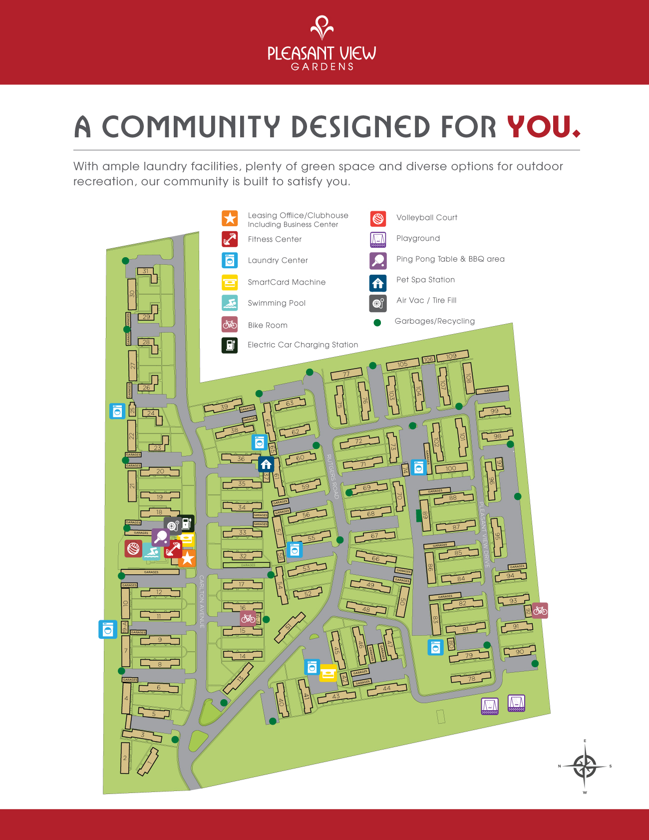 Apartments in Piscataway NJ Pleasant View Gardens Apartments