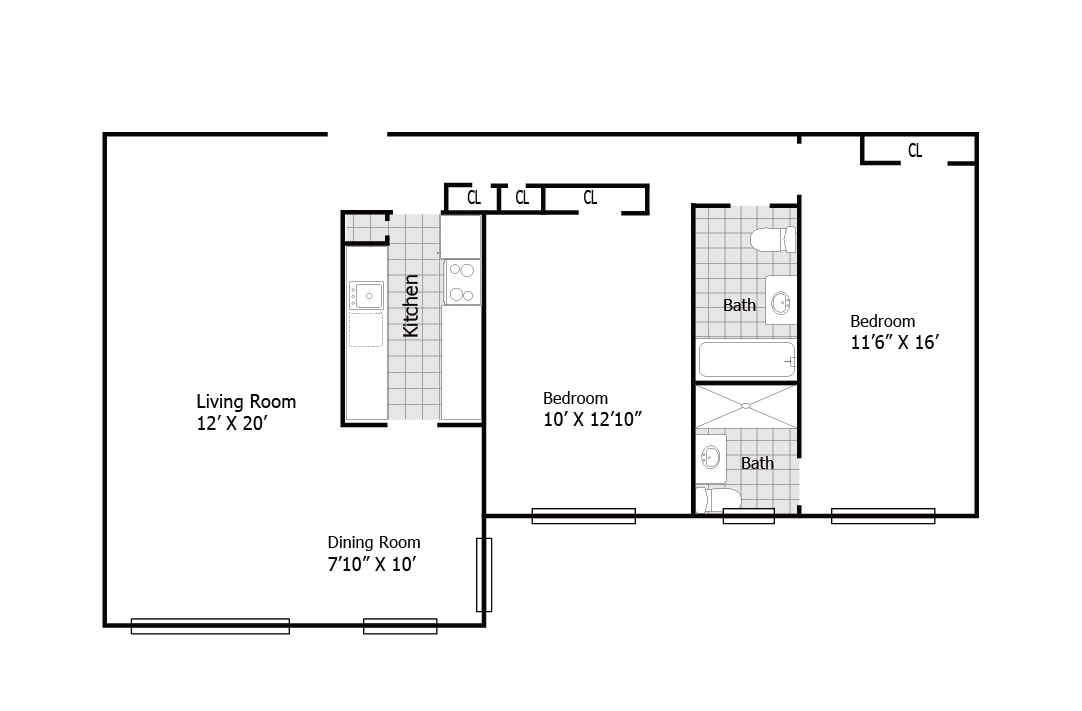 2 Bedroom Apartments in Perth Amboy, NJ Harbor Terrace Apartments