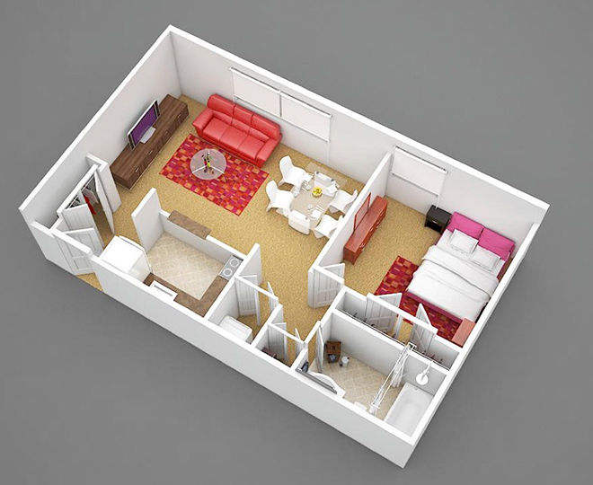 Floor Plans & Pricing of Lancaster Apartments Colebrook Apartments