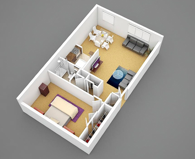Floor Plans & Pricing of Lancaster Apartments Colebrook Apartments