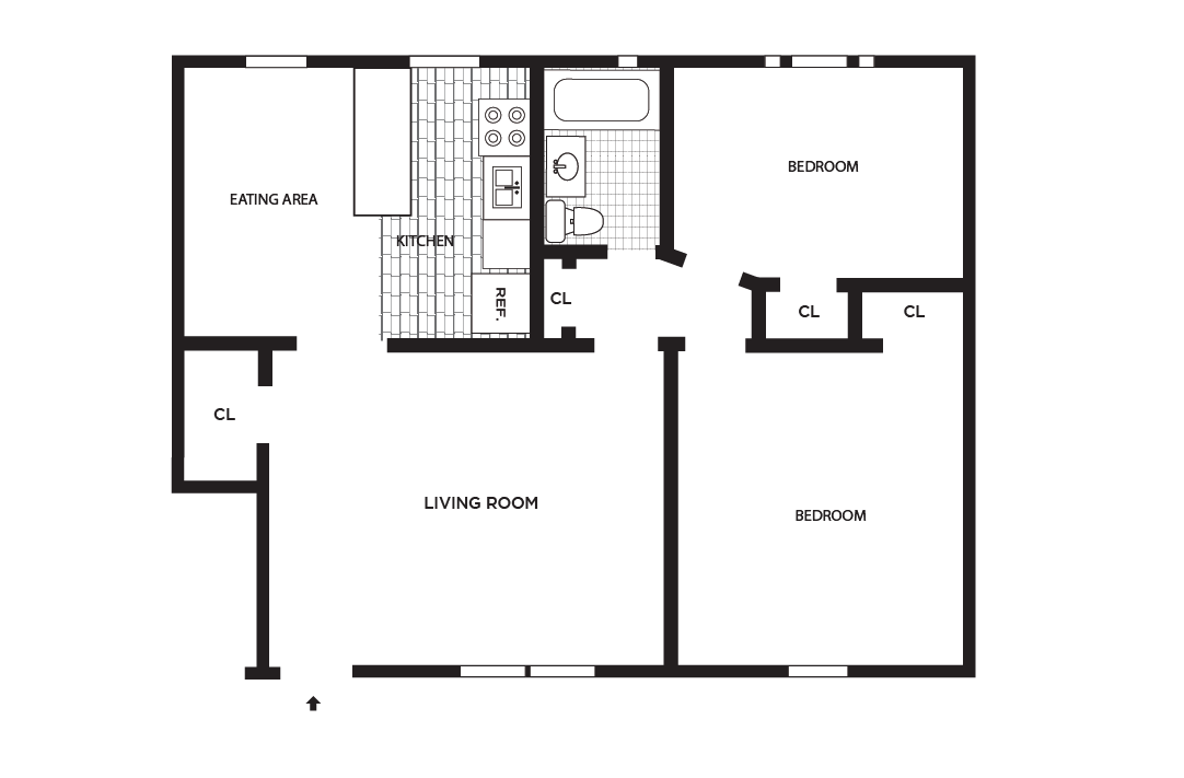 1 & 2 Bedroom Apartments for Rent in Nutley NJ Nutley Gardens