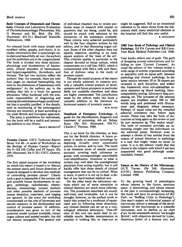 Essays on the History of the Microscope Journal of Clinical Pathology