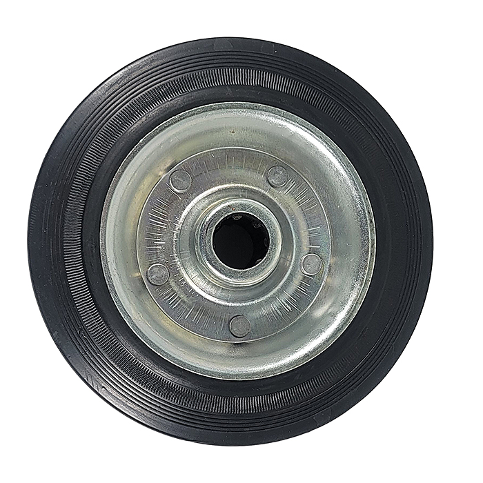 8" x 2" Solid Rubber Cart Wheel JC Pacific Trading Co