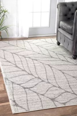 nuLoom Power Loomed Boyce Rug, Color Light Grey JCPenney