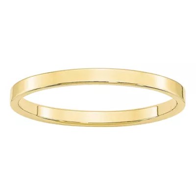 2MM 10K Gold Wedding Band JCPenney