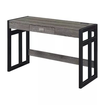Monterey Office Collection Desk, Color Weathered Gray Blk JCPenney