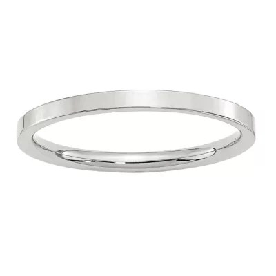 2MM Sterling Silver Wedding Band JCPenney