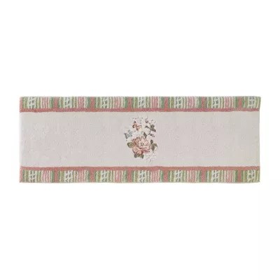 Avanti Butterfly Garden Bathroom Rug Runner, Color White JCPenney