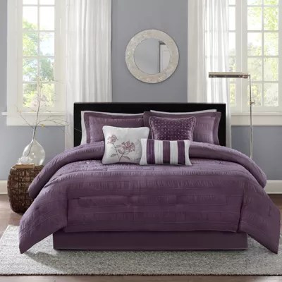 Madison Park Richmond 7pc. Comforter Set, Color Plum