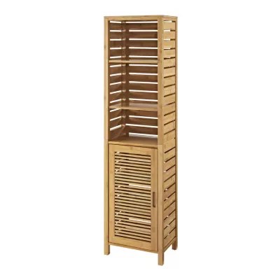 Bracken Tall Bathroom Color Natural Bamboo JCPenney