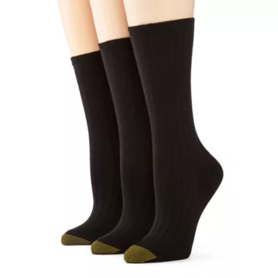 Gold Toe Ultra Soft 3 Pair Crew Socks Womens JCPenney