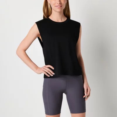 Xersion Womens Crew Neck Sleeveless Tank Top JCPenney