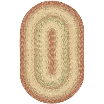 Safavieh Mckenzie Bordered Braided RugJCPenney, Color Rust Multi