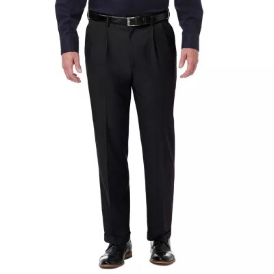Haggar® Mens Premium Comfort Classic Fit Pleated Front Dress Pant JCPenney